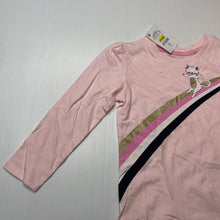 Load image into Gallery viewer, Girls Target, pink cotton long sleeve top, cat, NEW, size 2,  