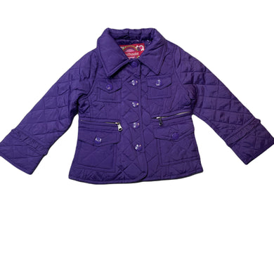 Girls Dollhouse, purple quilted lightweight jacket / coat, EUC, size 2,  