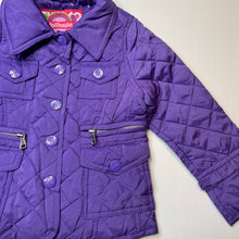 Load image into Gallery viewer, Girls Dollhouse, purple quilted lightweight jacket / coat, EUC, size 2,  