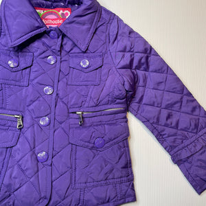 Girls Dollhouse, purple quilted lightweight jacket / coat, EUC, size 2,  