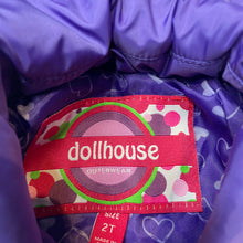 Load image into Gallery viewer, Girls Dollhouse, purple quilted lightweight jacket / coat, EUC, size 2,  