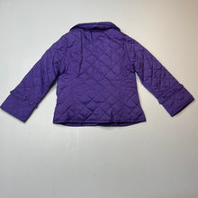 Load image into Gallery viewer, Girls Dollhouse, purple quilted lightweight jacket / coat, EUC, size 2,  