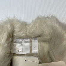 Load image into Gallery viewer, Girls Kardashian Kids, faux fur lined, faux suede vest, NEW, size 2,  