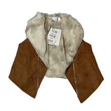 Load image into Gallery viewer, Girls Kardashian Kids, faux fur lined, faux suede vest, NEW, size 0,  