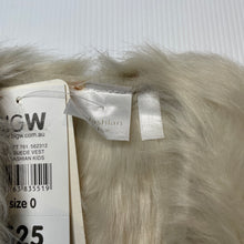 Load image into Gallery viewer, Girls Kardashian Kids, faux fur lined, faux suede vest, NEW, size 0,  