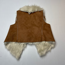 Load image into Gallery viewer, Girls Kardashian Kids, faux fur lined, faux suede vest, NEW, size 0,  