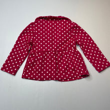 Load image into Gallery viewer, Girls H&amp;T, fleece lined lightweight jacket, EUC, size 2,  