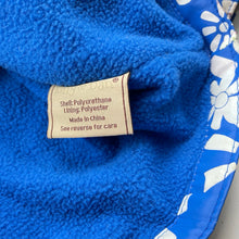 Load image into Gallery viewer, Girls Lily &amp; Dan, colour change fleece lined floral raincoat / jacket, flowers turn pink/green when wet, FUC, size 5,  