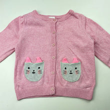 Load image into Gallery viewer, Girls Target, pink knitted cotton cardigan, GUC, size 2,  