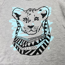 Load image into Gallery viewer, unisex Milk &amp; Masuki, organic cotton t-shirt / top, lion, FUC, size 3,  