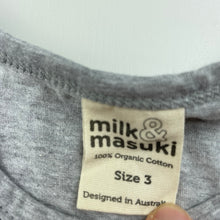 Load image into Gallery viewer, unisex Milk &amp; Masuki, organic cotton t-shirt / top, lion, FUC, size 3,  