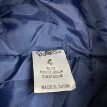 Load image into Gallery viewer, Girls H&amp;T, navy zip up jacket / coat, GUC, size 4,  