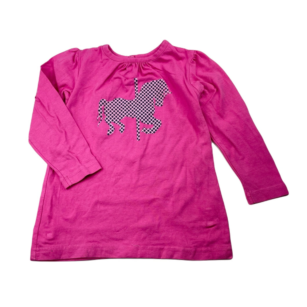 Girls Milky, stretchy long sleeve top, GUC, size 2,  