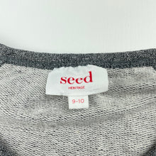 Load image into Gallery viewer, Girls Seed, spliced cotton &amp; tulle long sleeve dress, GUC, size 9-10, L: 70cm