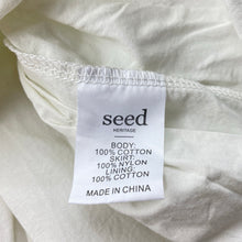 Load image into Gallery viewer, Girls Seed, spliced cotton &amp; tulle long sleeve dress, GUC, size 9-10, L: 70cm