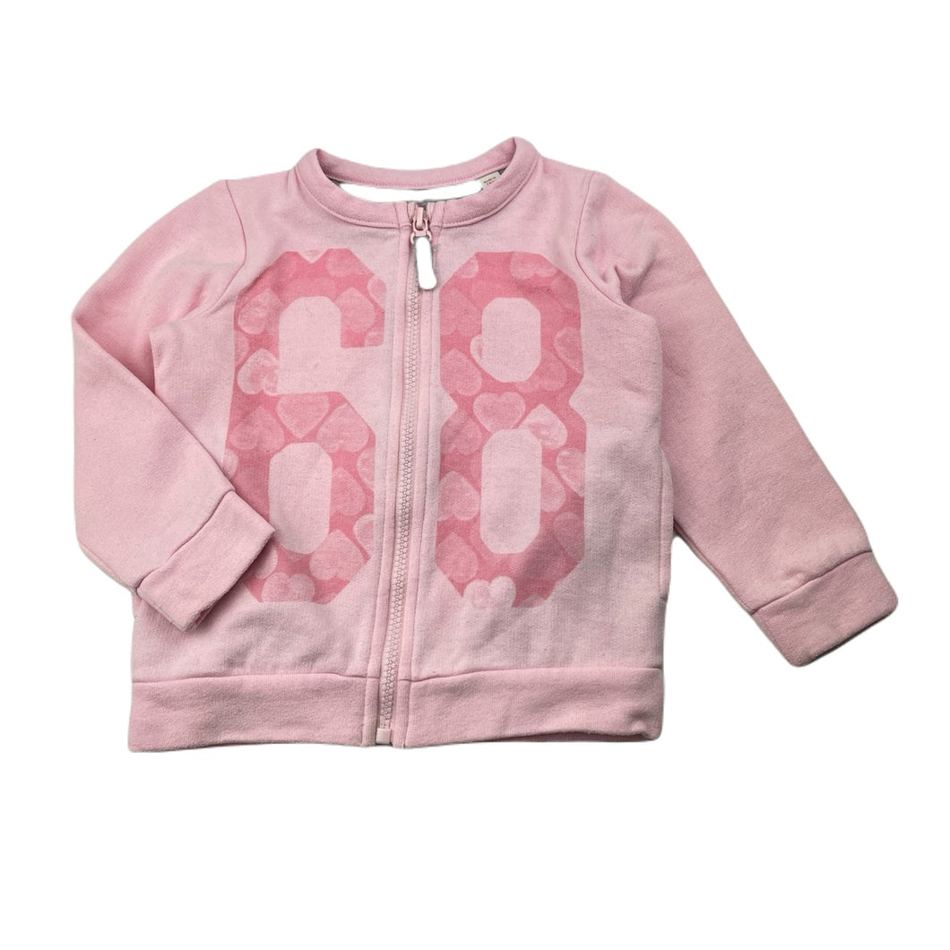 Girls Esprit, fleece lined zip up sweater, GUC, size 2-3,  