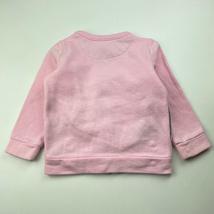 Girls Esprit, fleece lined zip up sweater, GUC, size 2-3,  