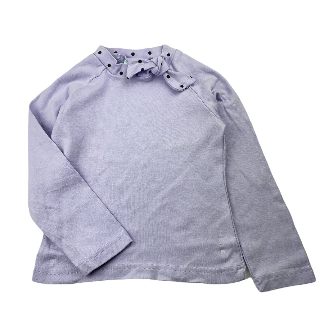 Girls COSMIC girls, purple cotton long sleeve top, FUC, size 6,  