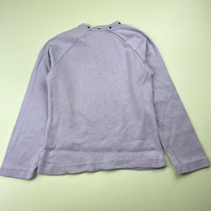 Girls COSMIC girls, purple cotton long sleeve top, FUC, size 6,  