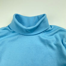 Load image into Gallery viewer, Boys Target, blue roll neck top / skivvy, FUC, size 6,  