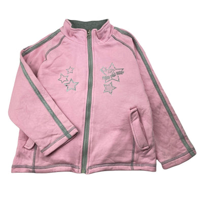 Girls EER Kids, fleece lined zip up sweater, GUC, size 5,  