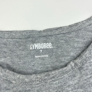 Girls Gymboree, cotton peplum top, sequin hearts, EUC, size 7,  