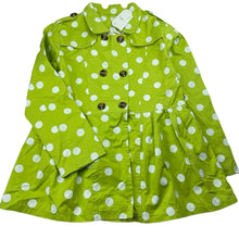 Load image into Gallery viewer, Girls Nan Ji Ren, green &amp; white spot lightweight cotton jacket, NEW, size 10,  