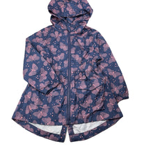 Load image into Gallery viewer, Girls H&amp;T, lightweight spray jacket, butterflies, EUC, size 2,  