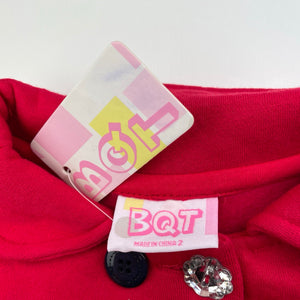 Girls BQT, fleece lined lightweight jacket / coat, NEW, size 2,  