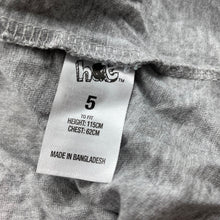 Load image into Gallery viewer, Boys H&amp;T, long sleeve t-shirt / top, dinosaur, cracked print, FUC, size 5,  