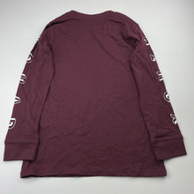 Load image into Gallery viewer, Boys Clothing &amp; Co, maroon cotton long sleeve top, EUC, size 9,  