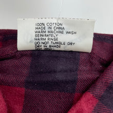 Load image into Gallery viewer, Boys Double Swan, checked flannel cotton shirt, EUC, size 12,  