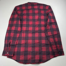 Load image into Gallery viewer, Boys Double Swan, checked flannel cotton shirt, EUC, size 12,  