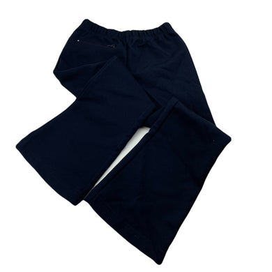 Girls LOWES, navy fleece lined bootcut pants, Inside leg: 47.5cm, EUC, size 4,  