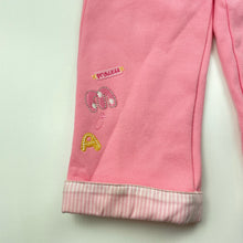 Load image into Gallery viewer, Girls Les Enphants, pink casual pants, elasticated, Inside leg: 31cm, NEW, size 2-3,  