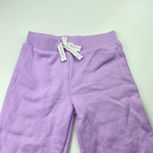 Load image into Gallery viewer, Girls Favourites, purple fleece lined track pants, Inside leg: 42.5cm, EUC, size 4,  