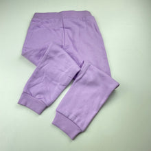 Load image into Gallery viewer, Girls Favourites, purple fleece lined track pants, Inside leg: 42.5cm, EUC, size 4,  