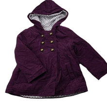 Load image into Gallery viewer, Girls Target, lightly wadded corduroy cotton jacket / coat, EUC, size 3,  