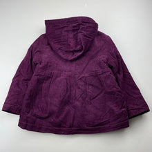 Load image into Gallery viewer, Girls Target, lightly wadded corduroy cotton jacket / coat, EUC, size 3,  