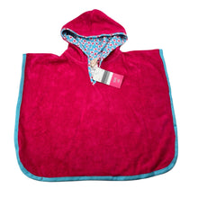 Load image into Gallery viewer, Girls Young Hearts, hooded towel / beach poncho, NEW, size 00-0,  
