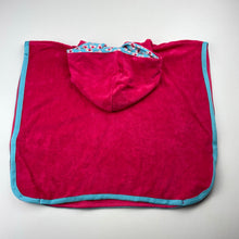 Load image into Gallery viewer, Girls Young Hearts, hooded towel / beach poncho, NEW, size 00-0,  