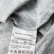 Load image into Gallery viewer, Girls United Colors of Benetton, grey marle cotton t-shirt / top, GUC, size 6-7,  