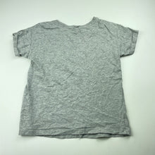 Load image into Gallery viewer, Girls United Colors of Benetton, grey marle cotton t-shirt / top, GUC, size 6-7,  