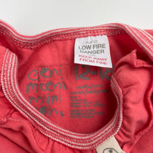 Load image into Gallery viewer, Girls Eeni Meeni Miini Moh, coral stretchy romper, rabbit, EUC, size 1,  