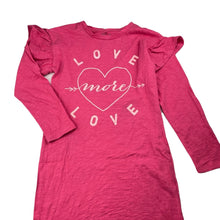 Load image into Gallery viewer, Girls Clothing &amp; Co, cotton casual long sleeve dress, GUC, size 7, L: 63cm