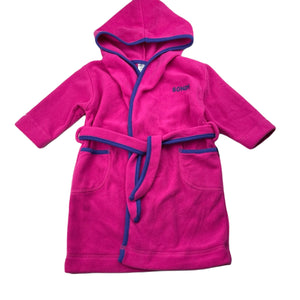 Girls Bonds, fleece dressing gown / bath robe, L: 46cm, EUC, size 0,  