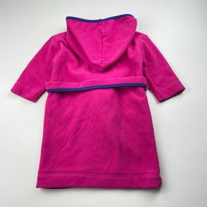 Girls Bonds, fleece dressing gown / bath robe, L: 46cm, EUC, size 0,  