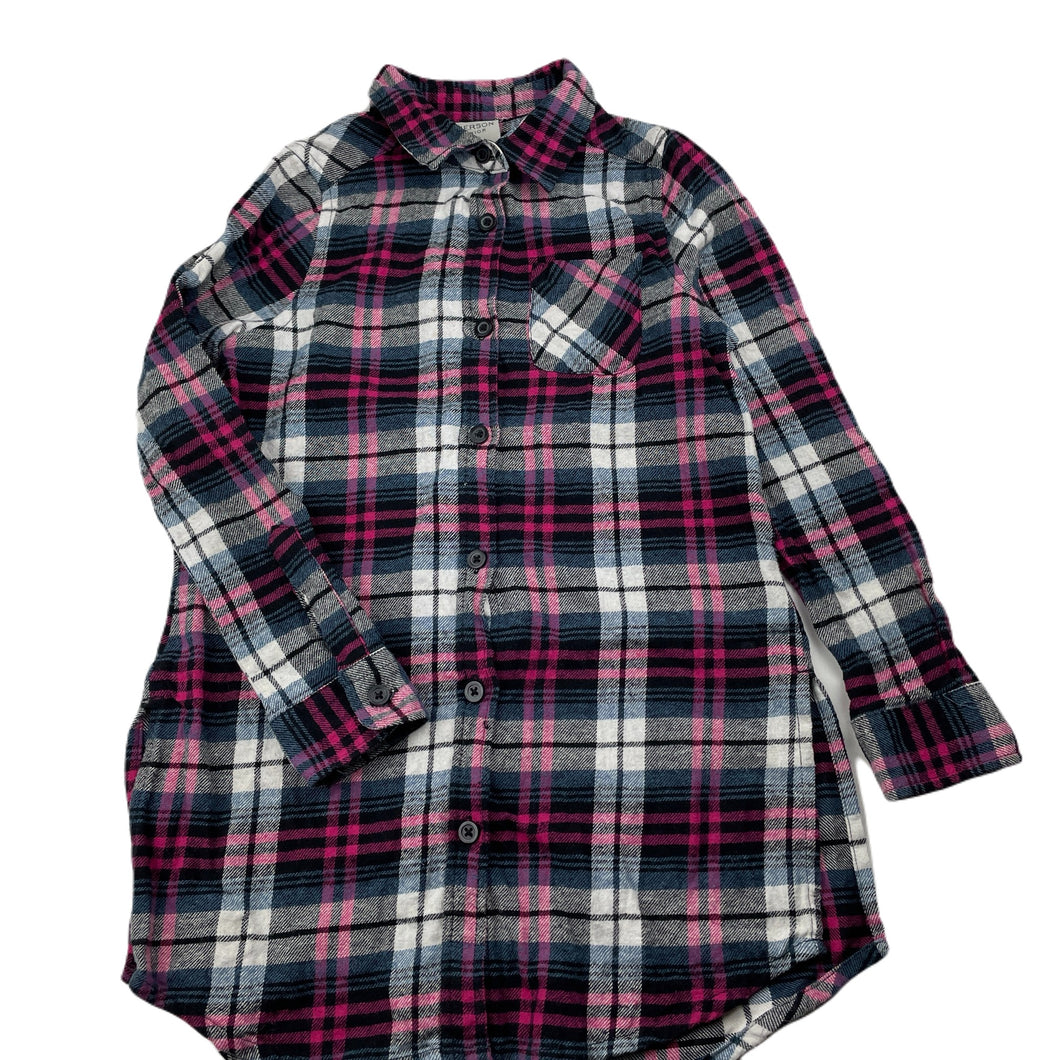 Girls Emerson, checked cotton long sleeve shirt, GUC, size 6,  