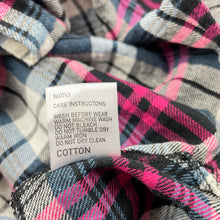 Load image into Gallery viewer, Girls Emerson, checked cotton long sleeve shirt, GUC, size 6,  