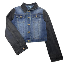 Load image into Gallery viewer, Girls Target, stretch denim jacket, FUC, size 10,  